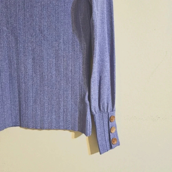 Beige Ribbed Sweater - Picture 6 of 6